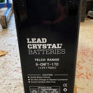 lead crystal battery 12v 170ah 6-cnft-170 label