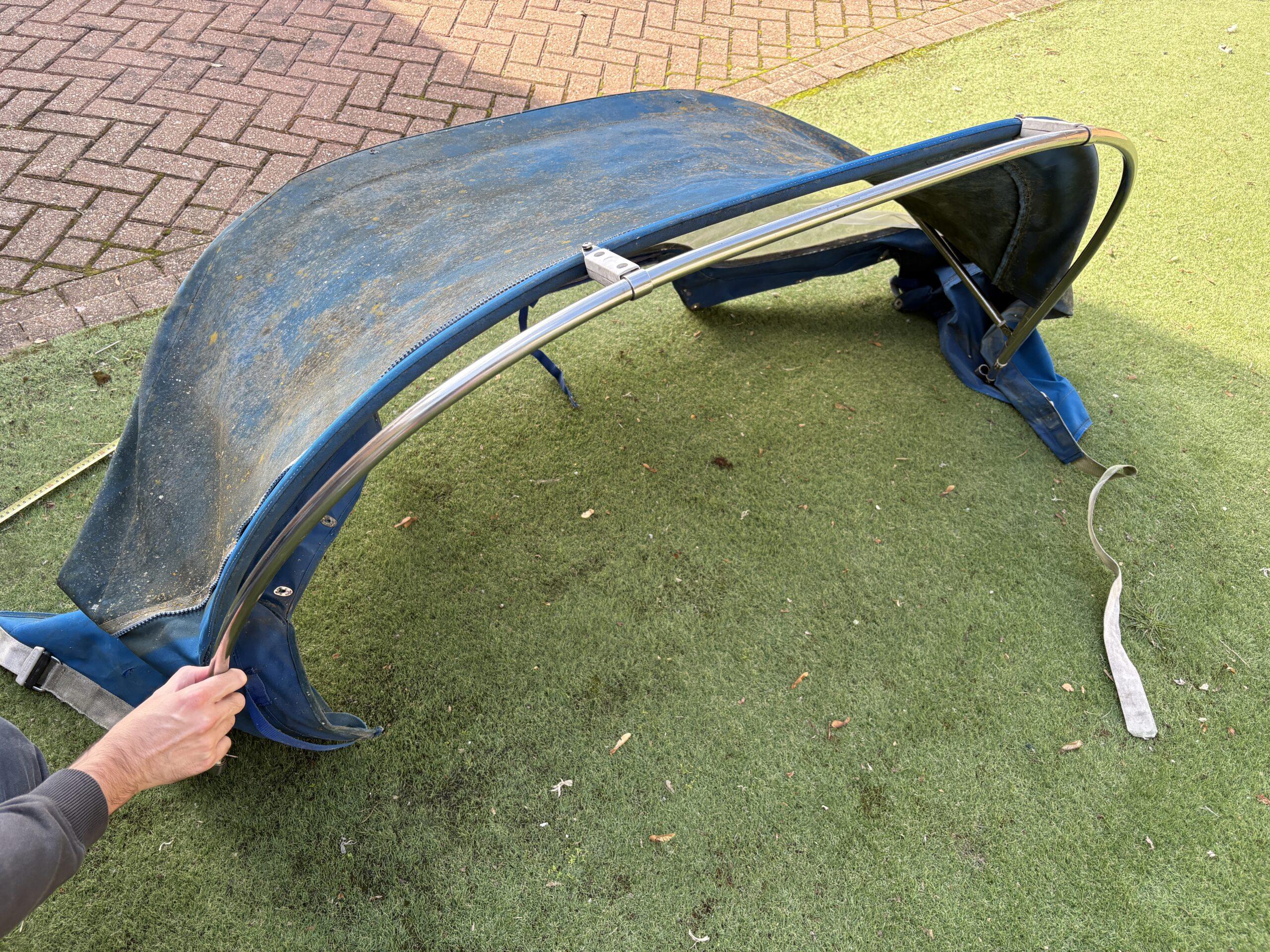 Westerly Centaur Sprayhood and Frame (Blue) - Image 2