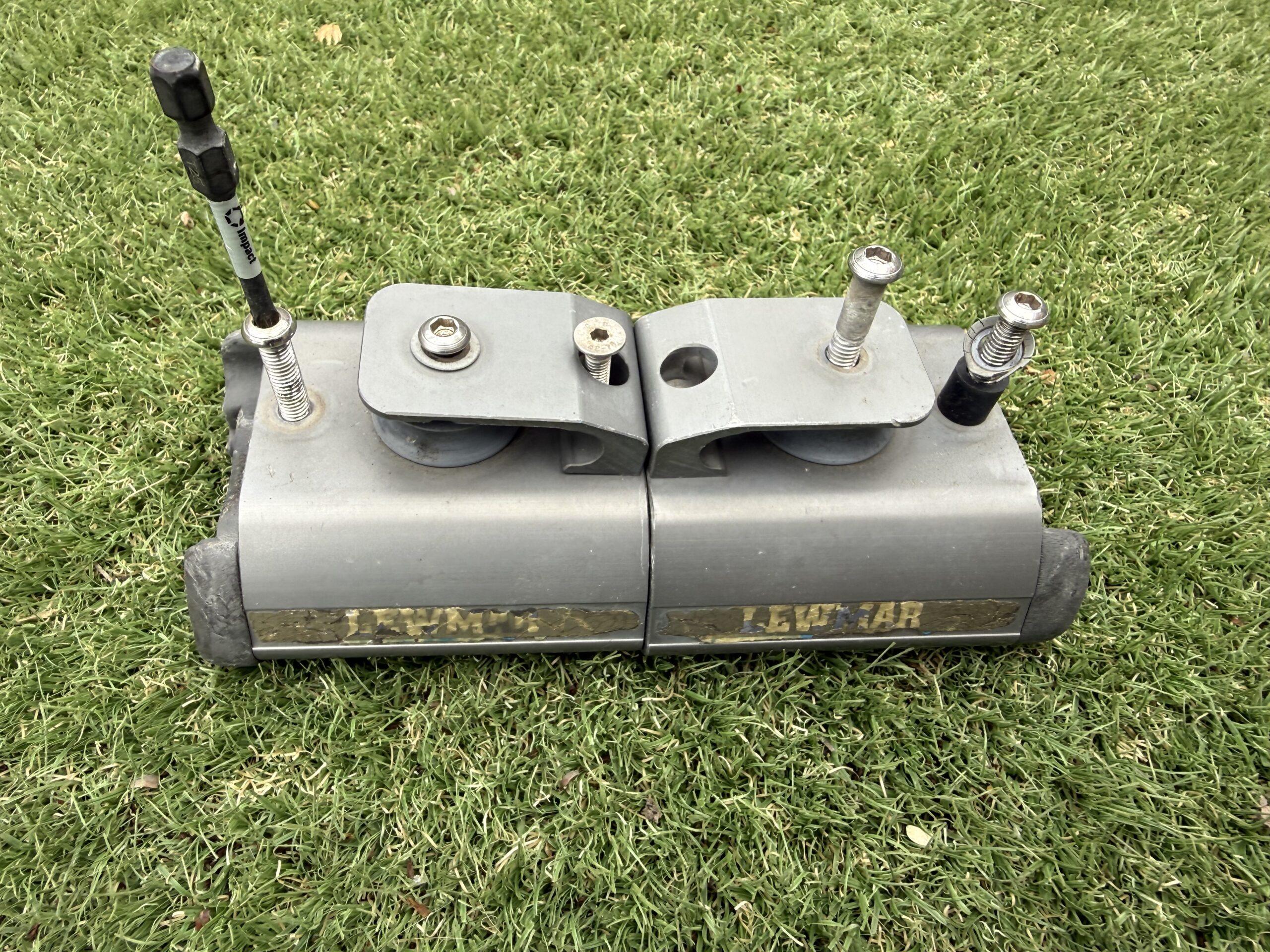 Pair of Lewmar Track Cars