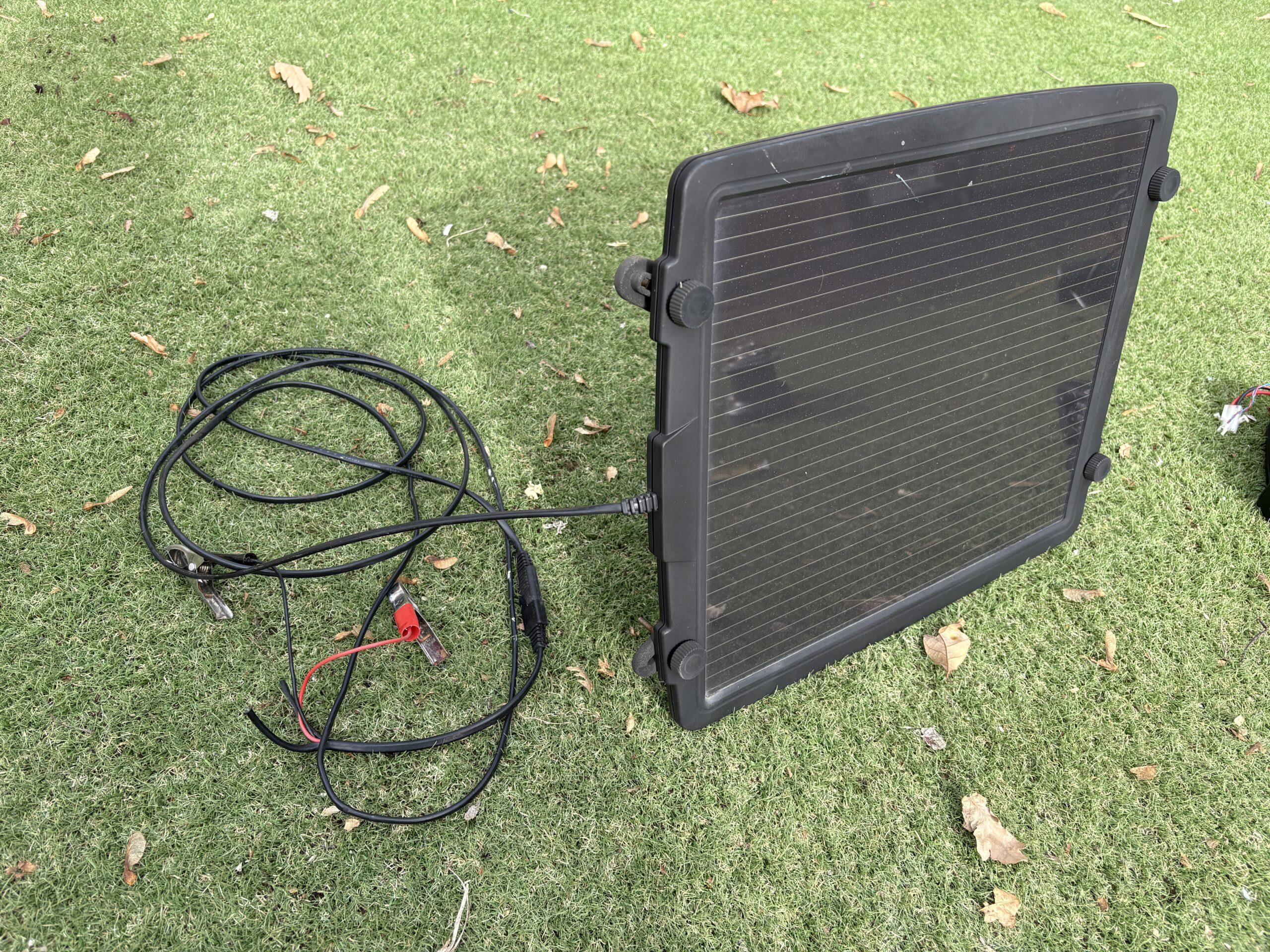 Trickle Charge Solar Panel