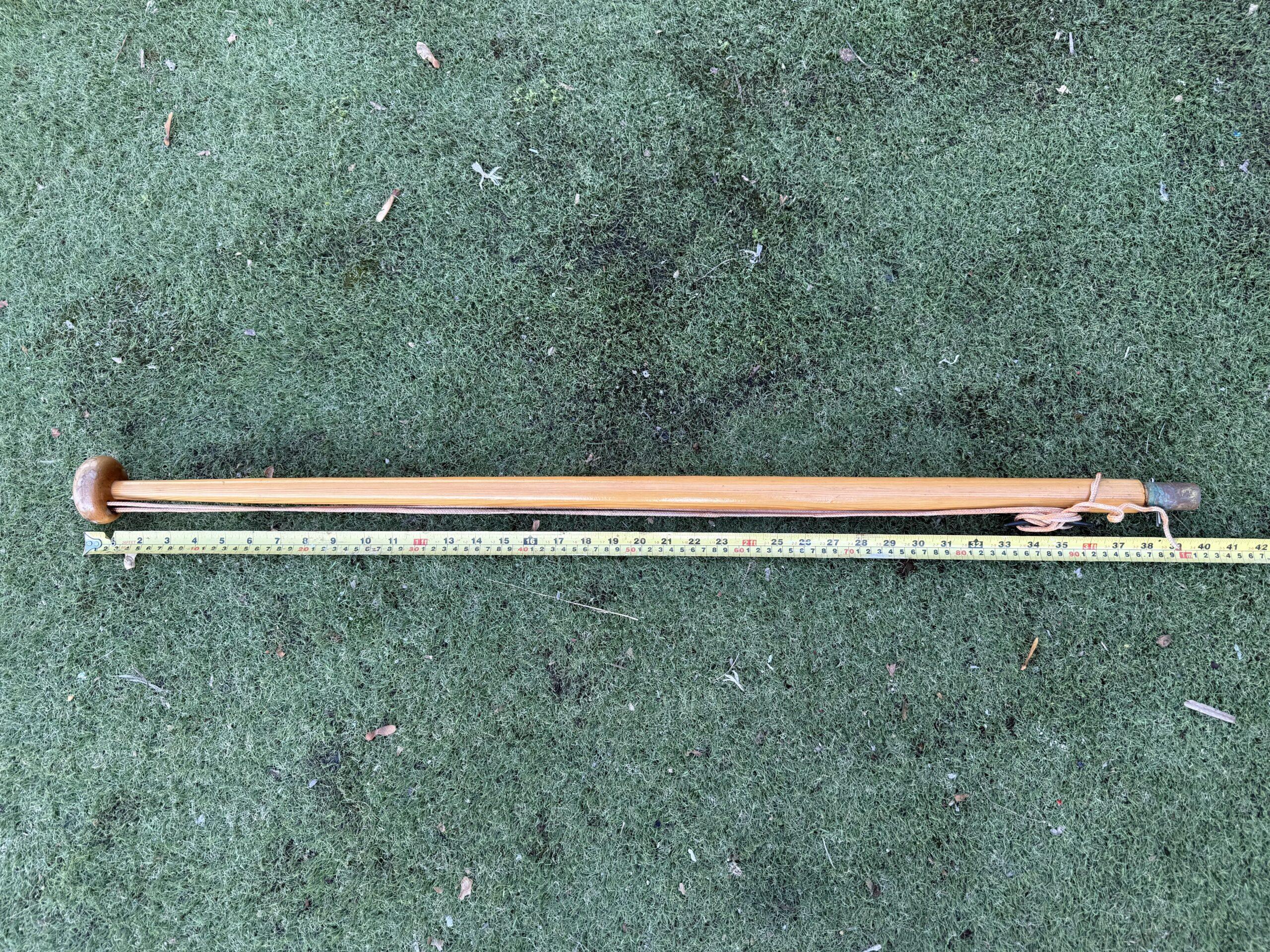 Wooden Flagpole No Flag 101cm