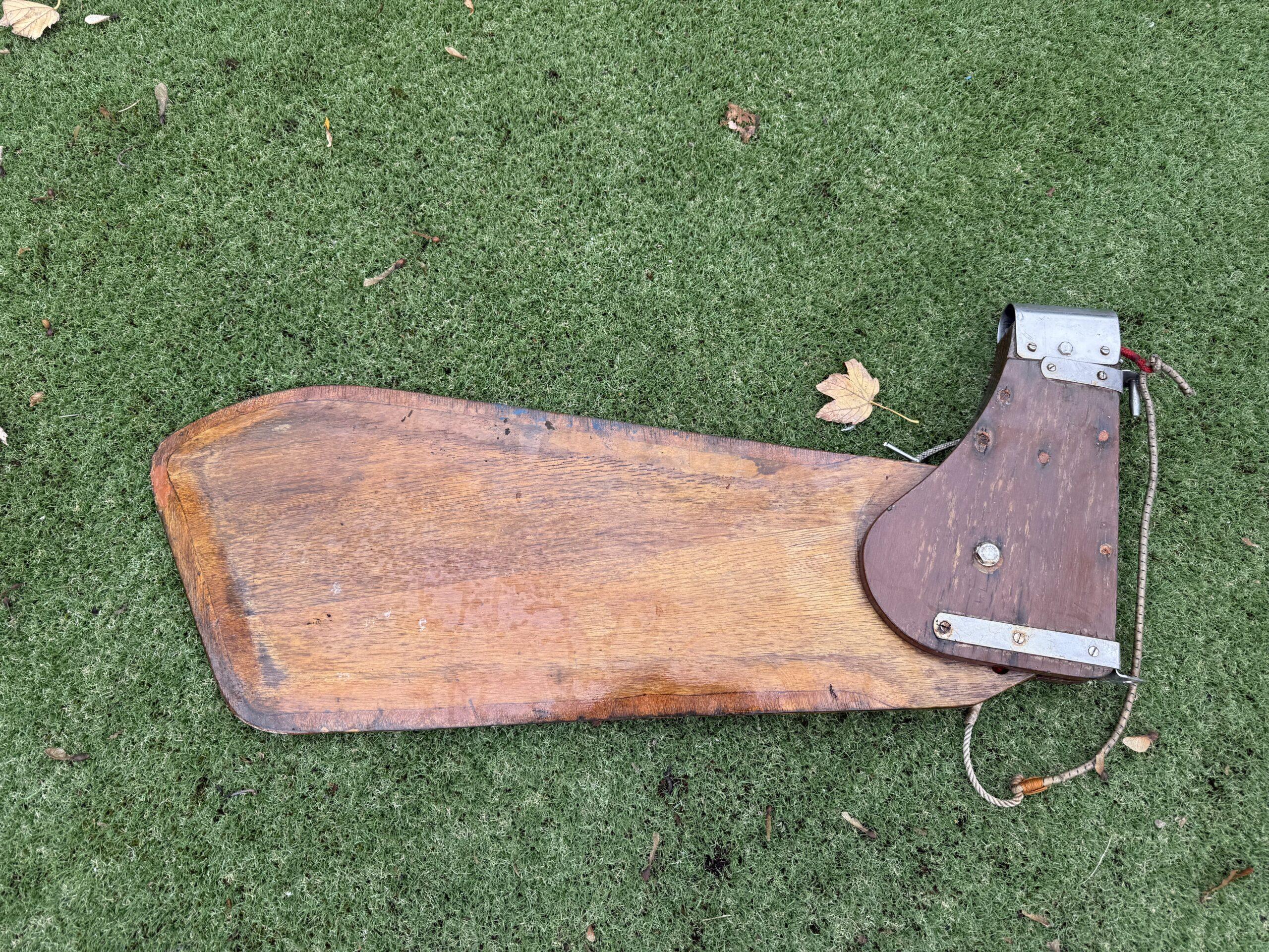Wooden Rudder From a Wayfarer
