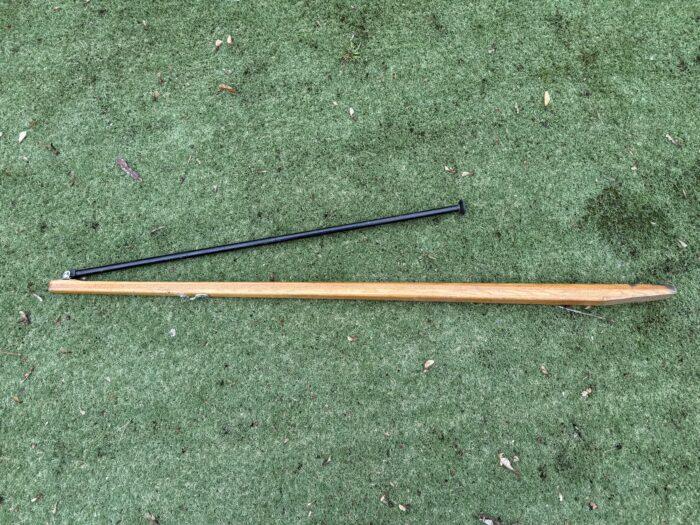 Wooden Tiller from a Wayfarer