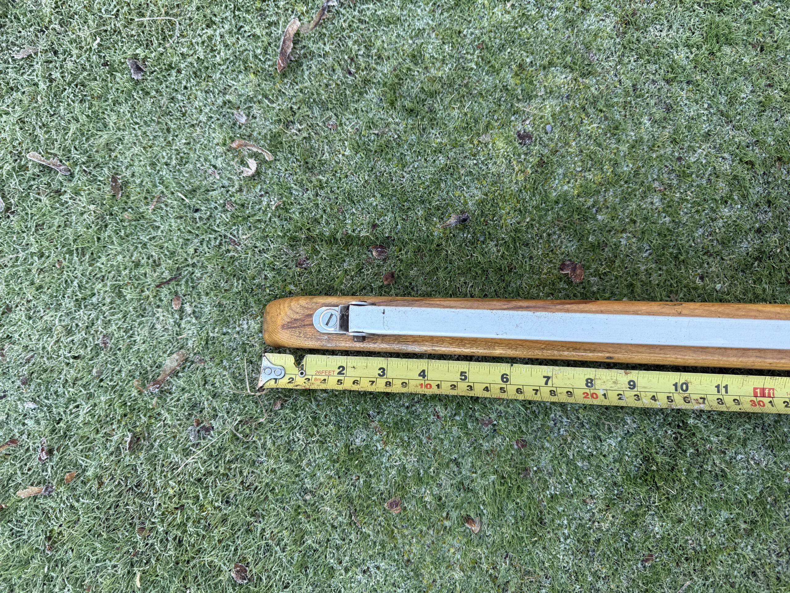 GP14 Wooden Tiller with Extender - 110cm - Image 4