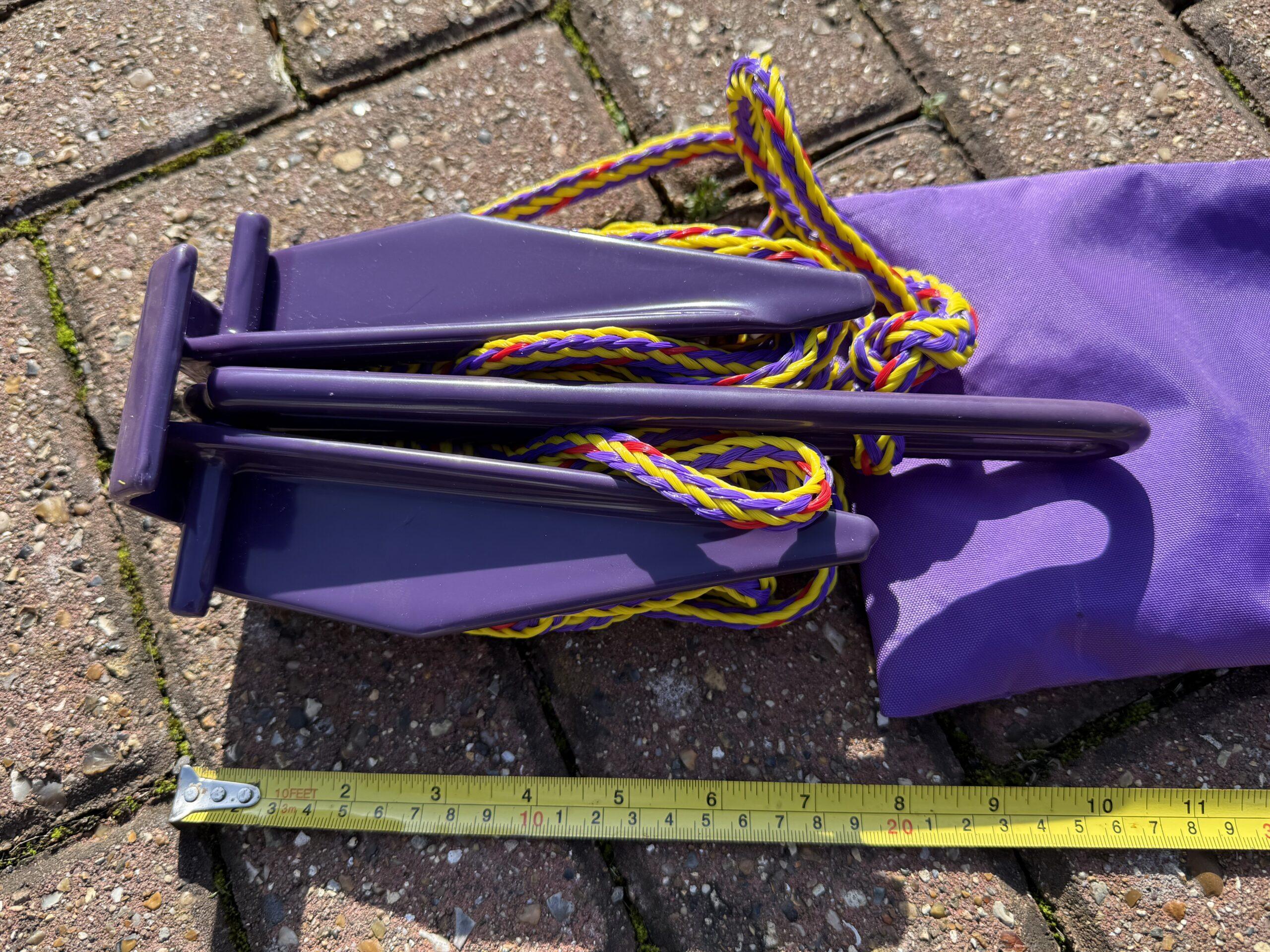 26cm Small Purple Anchor
