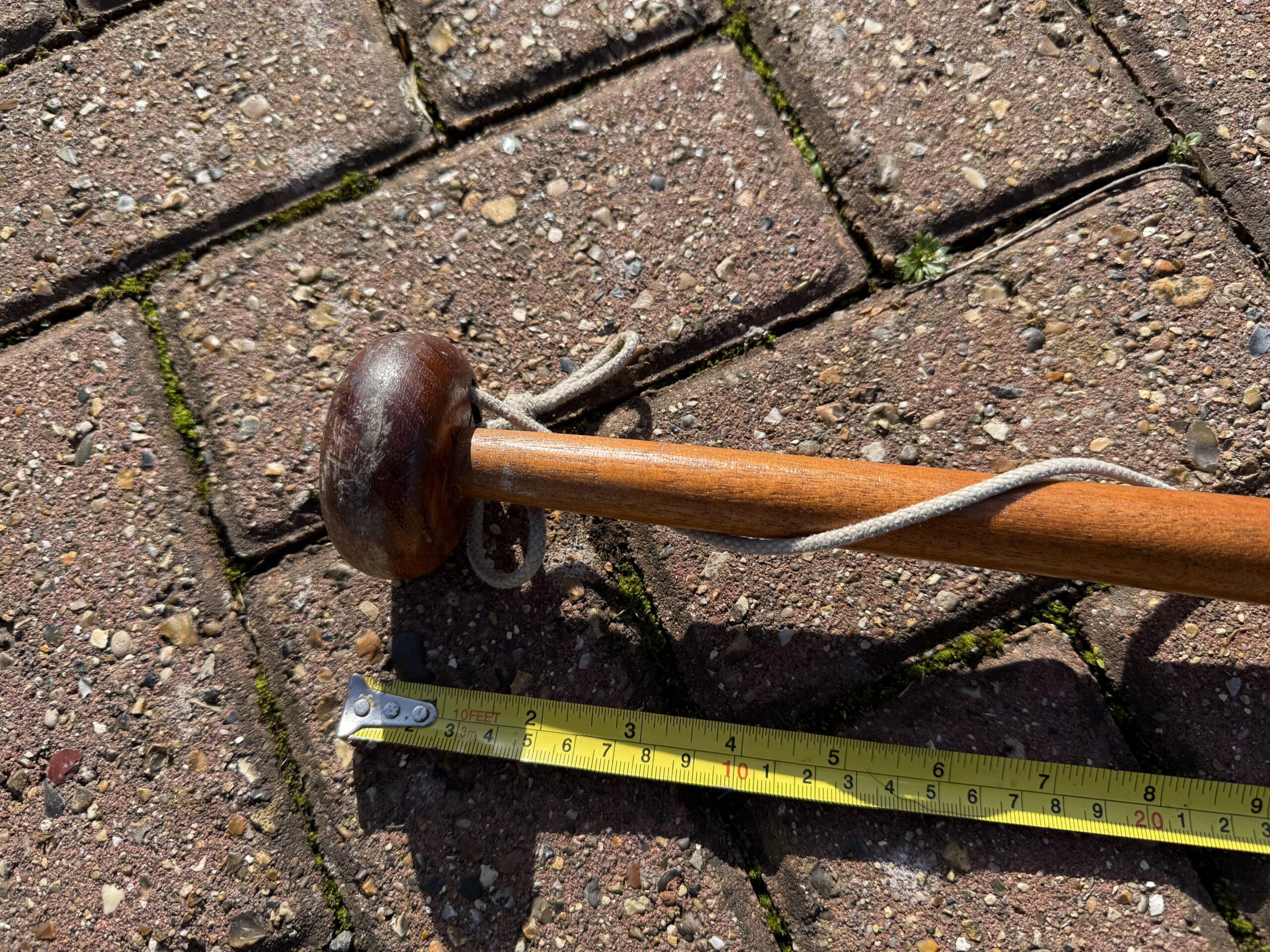 100cm Wooden Flagpole - Image 2