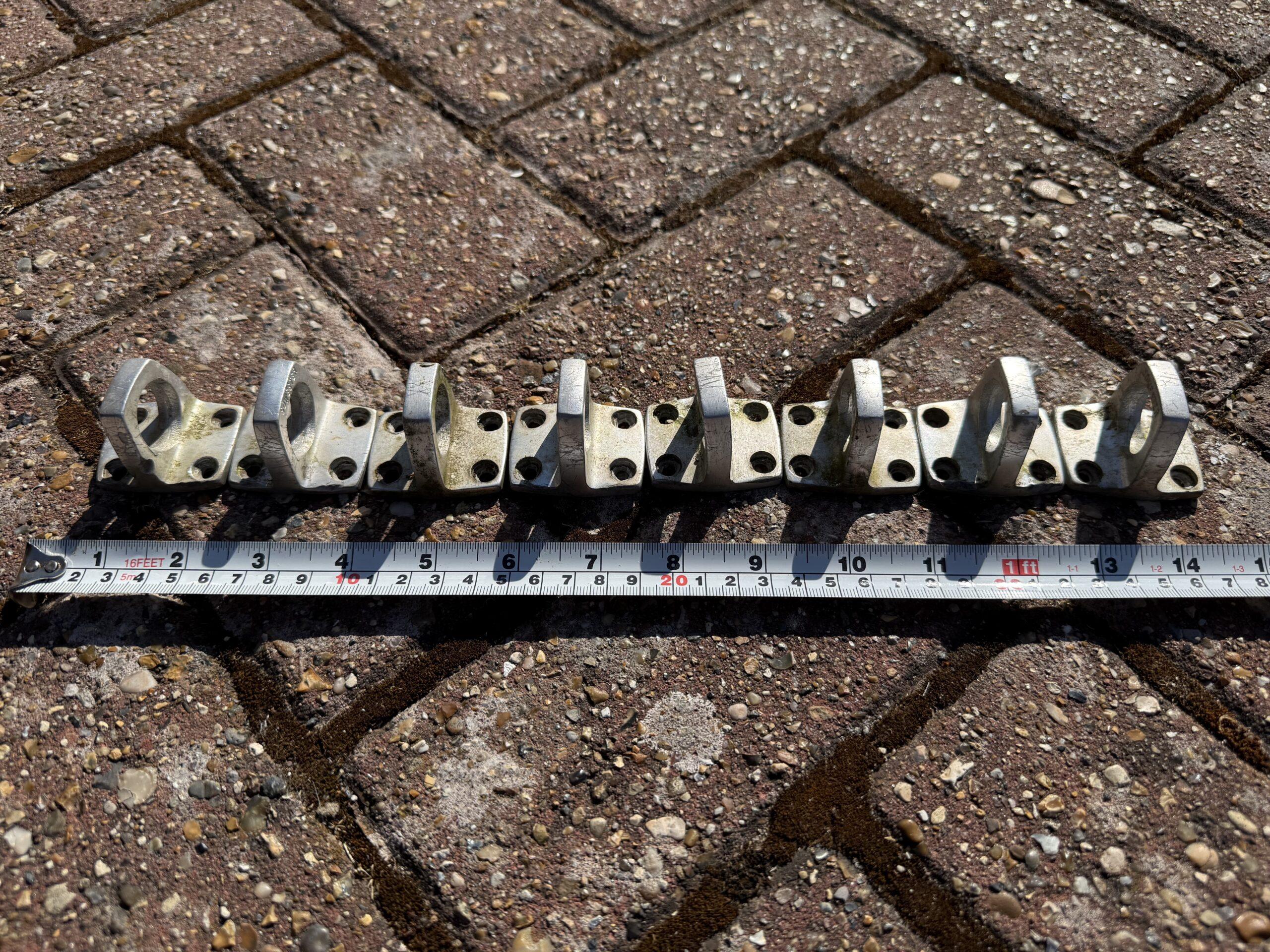 Aluminium Fender Eyes - Set of 8