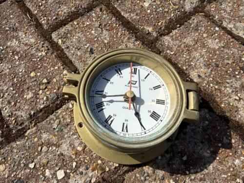 Brass Clock - No Glass For Sale